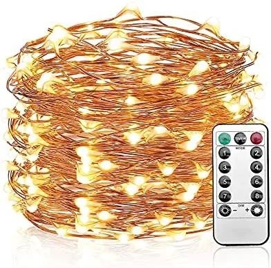Waterproof Silver Wire Battery Fairy Lights For Mason Jars DIY Wedding Party Patio