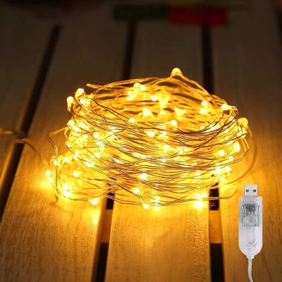 5m USB Powered String Lights Warm White Fairy Lights For Party Decoration