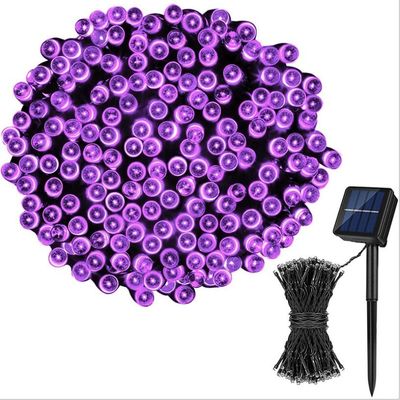 100 LED Purple Solar Christmas String Lights 300MA 5V Christmas Tree