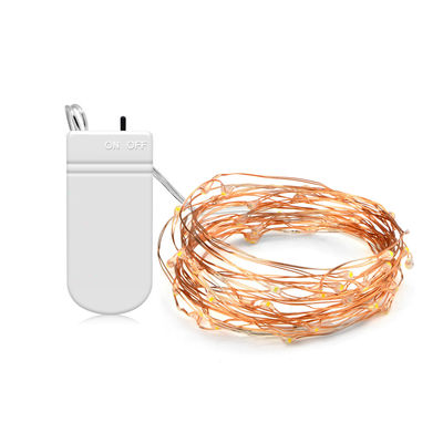 Remote Control Copper Wire Fairy Lights Battery 10M DC 5V For Bedroom