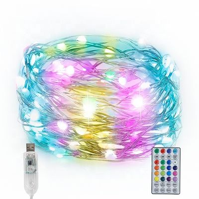 20m Length 5V USB String Lights 150 LED Multi Coloured Christmas Tree Lights