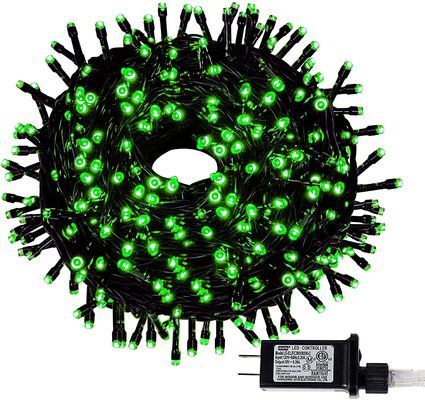 Decor Garland Green String Christmas Lights 400 Count LED PVC Extendable