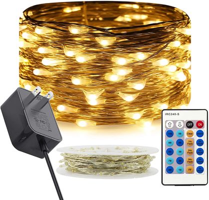 AC 100V Waterproof Firefly Lights IP65 Multicolor Fairy Lights With Remote