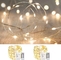 100 LED Fairy Lights Battery Operated Waterproof Twinkle String Lights with Remote Control Timer Warm White