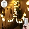 100 LEDs Battery Operated String Lights Globe Fairy Lights with Remote Control for Outdoor Tent Camping