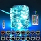 16 Colors Changing Fairy Lights 100LED Remote Control USB Copper Wire String Lights for Oudoor Decor