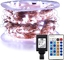 Cool White Dimmable Fairy Lights Plug in 165 Ft 500 LED Copper Wire String Lights with Remote