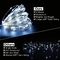 Cool White Outdoor Solar String Lights 130LED Copper Wire Outside Solar Fairy Lights