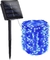Blue Solar Powered String Lights 8 Modes Copper Wire Lights For Homes Decorations