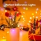Waterproof Warm White Firefly Lights For Indoor Decoration Dimmable Remote Control