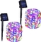 Multi Colored Outdoor Solar Christmas Lights Copper Wire Fairy Lights For Patio