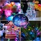 Multicolor Battery Operated Flashing Light Mode Silver Wire Mini For Festival Decoration