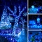 Battery Operated Blue String Lights 100 LED Copper Wire Twinkle Lights For Christmas DIY Decor