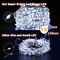 20m Solar Copper Wire Lights Cold White Outdoor 8 Modes Waterproof  For Tent Tree Decoration