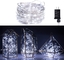 100 LED Cold White Firefly String Lights Waterproof On Silver Coated Copper Wire For Christmas Decorations