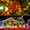 Multicolor Solar Copper Wire Lights 30m For Christmas Wedding Decoration