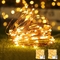 100 LEDs Battery Operated Waterproof Twinkle Lights 8 Lighting Modes IP44