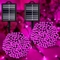 IP44 Solar Christmas String Lights Outdoor Pink With 8 Modes For Tree Garden Yard Decor