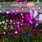 Solar Christmas String Lights Outdoor Pink with 8 Modes IP44 Waterproof Lights for Tree Garden Yard Decor