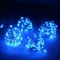 Blue Led Battery Powered Christmas Lights For Office Mini Xmas Tree Decor