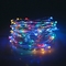Bright Battery Operated Fairy Lights 60 LED Silver Wire Waterproof Christmas Decorations
