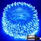 Blue Christmas String Lights Indoor 200 LED Clear Wire Plug in for Halloween Tree Wall Christmas Decor