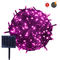 Outdoor Pink Solar  400 LED Christmas String Lights Waterproof 40M Length
