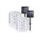 Decorative 100 LED Solar Copper Wire Lights IP65 300MAH With 2M Cable