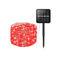 Fairy 200 LED Solar Copper Wire Lights 2V 8 Modes 20m Red For Patio