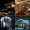 Connectable Easter Icicle Lights 100 LED 10M Length Cold White