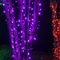 Purple Outdoor Solar Christmas String Lights 5V 450MA 50M Length